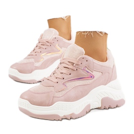 Deportivas Badillo rosa brillante rosado