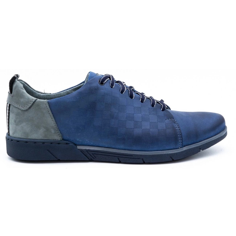 Polbut Zapatos casual hombre piel 2114 azul marino