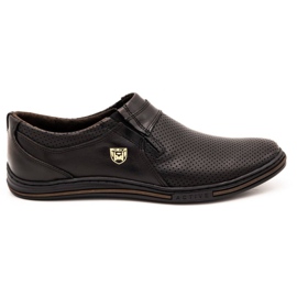 Polbut Zapatos de cuero para hombre 362 performance kabir. negro