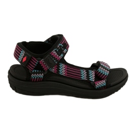 Sandalias deportivas con inserto de espuma Lee Cooper LCW-22-34-0948L negro rosa verde