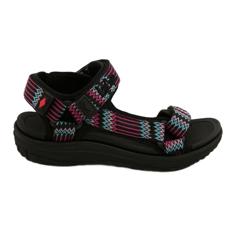 Sandalias deportivas con inserto de espuma Lee Cooper LCW-22-34-0948L negro rosado verde