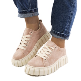Zapatillas rosas en la plataforma Mirabel rosado