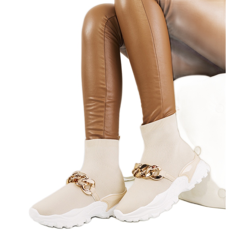 Zapatillas altas Hurtado beige