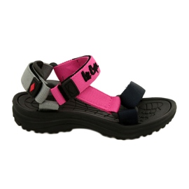 Sandalias de niña con aplicación de espuma Lee Cooper LCW-22-34-0951K rosa