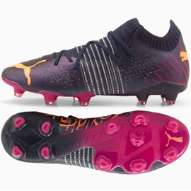 Botas de fútbol Puma Futuro Z 1.2 FG / AG M 106476 05 violeta rosas y morados