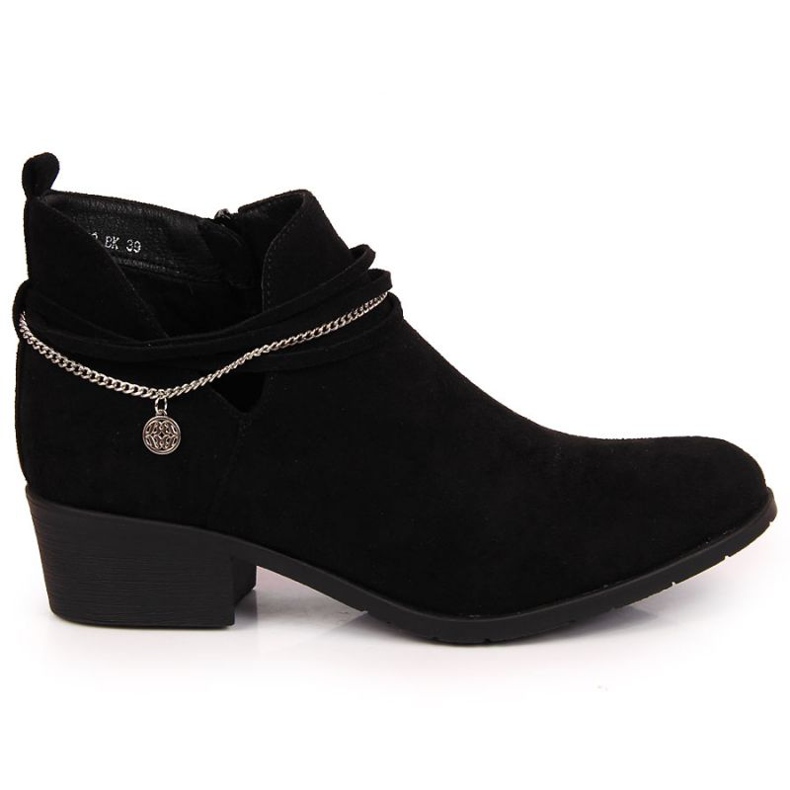 Negro Botas con cadena Filippo W PAW318A negro