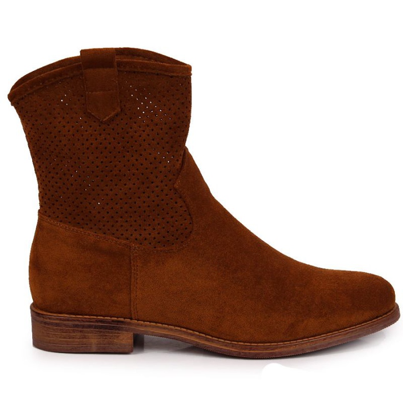 Botas caladas S. Barski W OLI140A camel marrón