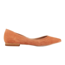 Marco Shoes Bailarinas sutiles naranja