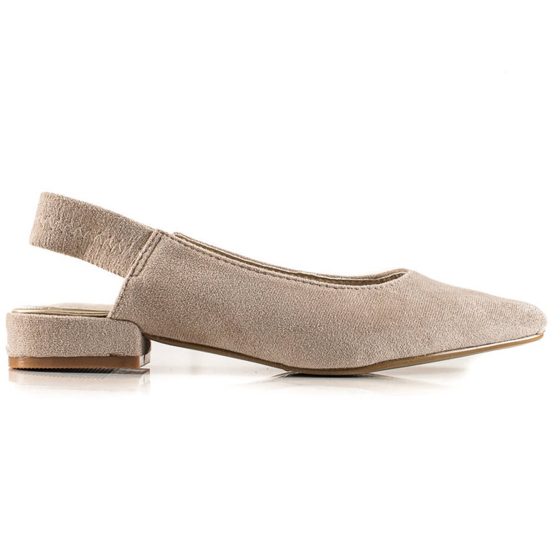 Goodin Zapatos de salón clásicos con tacón abierto beige Goodin Zapatos de salón clásicos con tacón abierto beige