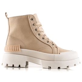 Seastar Zapatillas altas en la plataforma beige