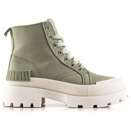 Seastar Zapatillas altas de moda en la plataforma verde