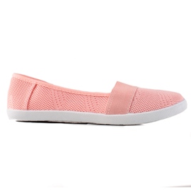 TRENDI Slipons rosas clásicos