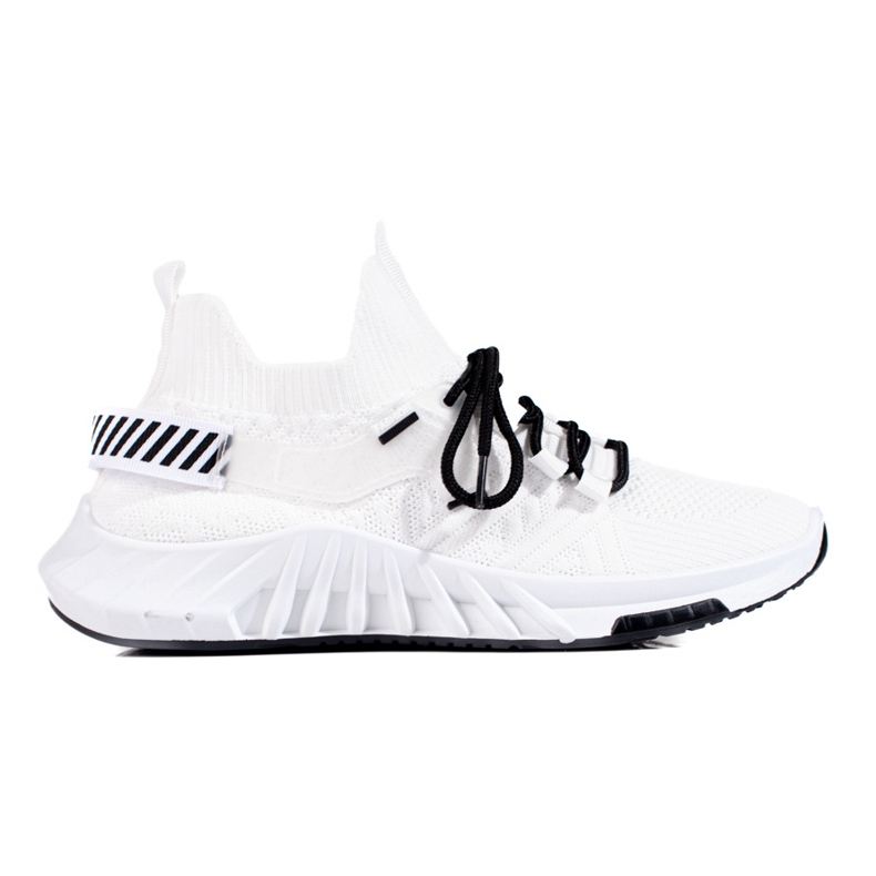 Weide Zapatillas de deporte de moda textil blanco Weide Zapatillas de deporte de moda textil blanco