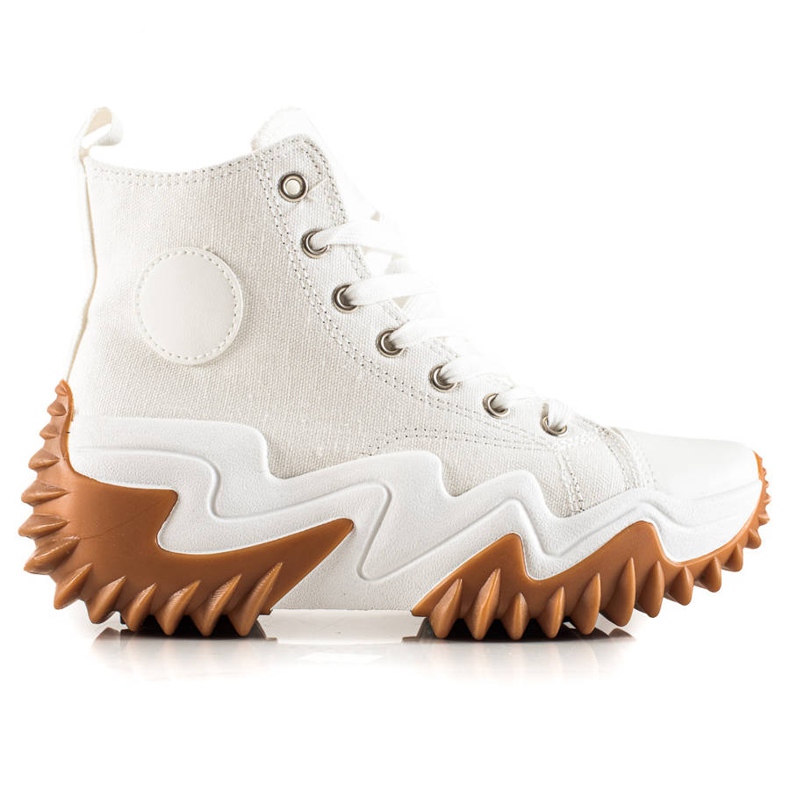 TRENDI Zapatillas Moda Blancas blanco