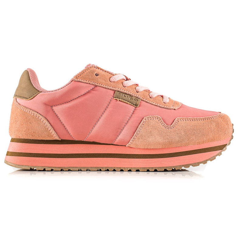 Filippo Zapatillas de cuero rosas rosado