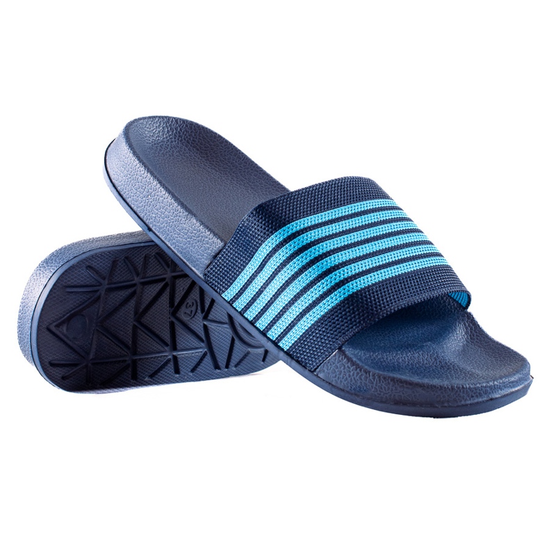 SUPER COOL Babuchas rayas azul SUPER COOL Babuchas rayas azul