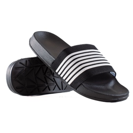 SUPER COOL Pantuflas Rayas negro