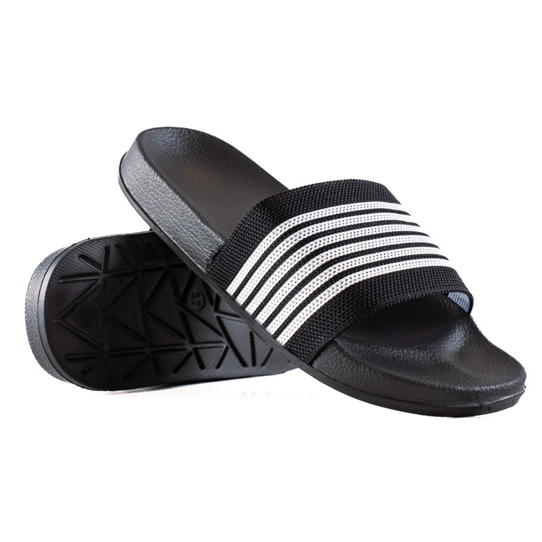 SUPER COOL Pantuflas Rayas negro SUPER COOL Pantuflas Rayas negro