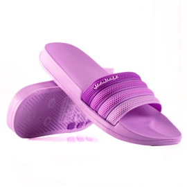 TRENDI Cómodas pantuflas moradas violeta