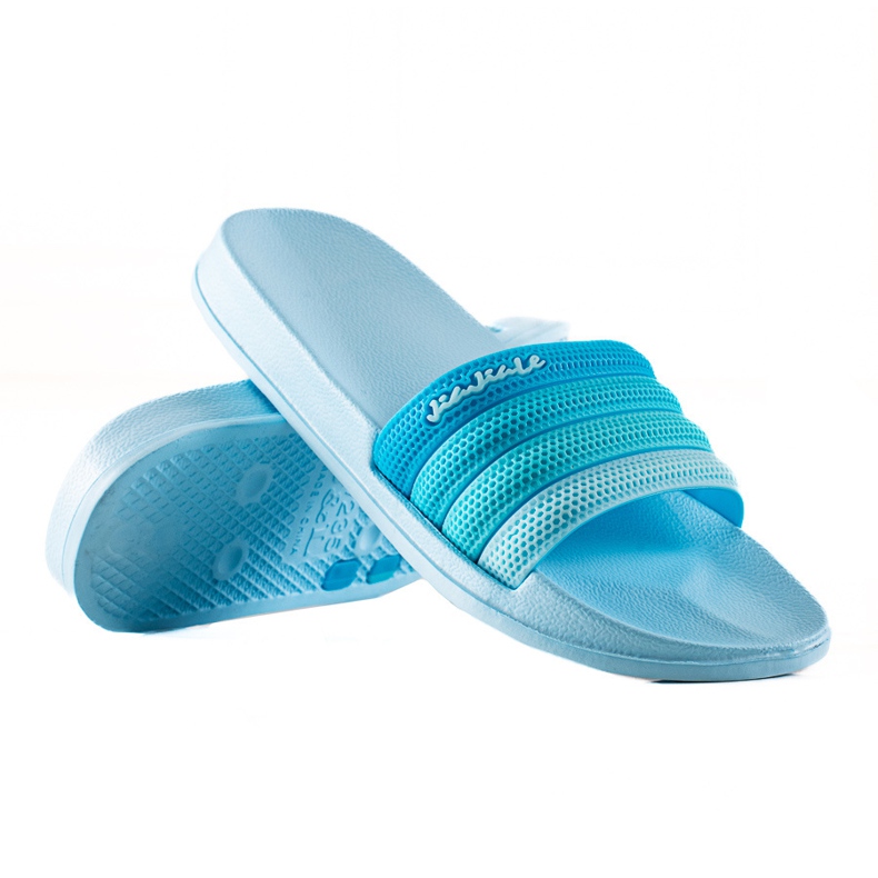 TRENDI Cómodas pantuflas azules