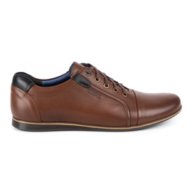 Kampol Zapatos casual de hombre de cuero 39 / 74KAM marrón