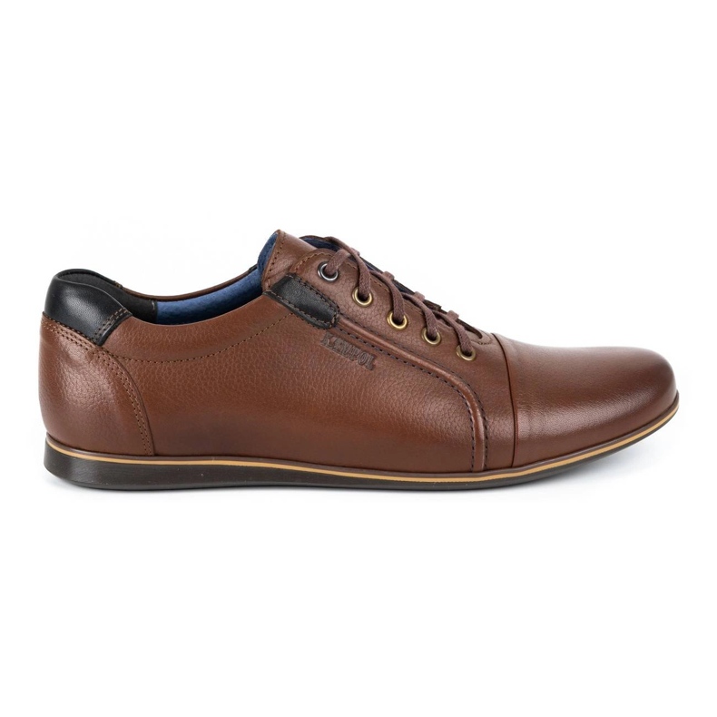 Kampol Zapatos casual de hombre de cuero 39 / 74KAM marrón