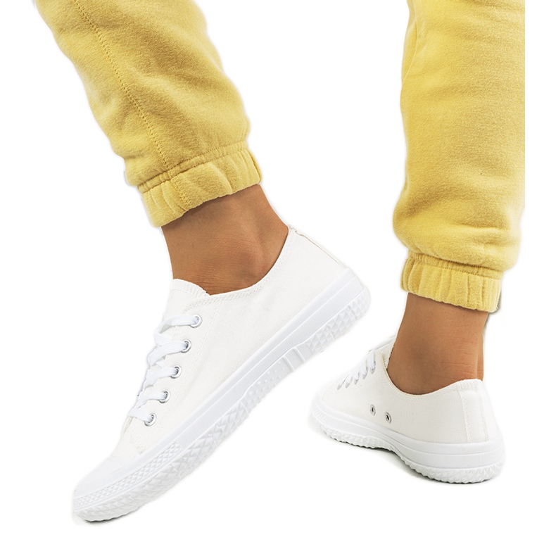 Zapatillas blancas de mujer Casas blanco