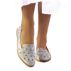 Bailarinas caladas grises de Amanda plata