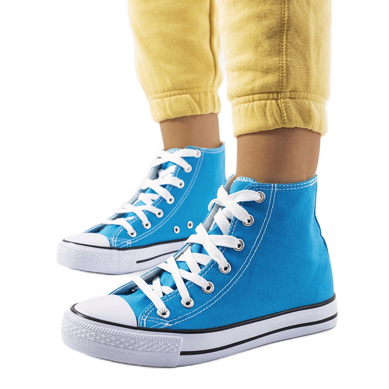 Deportivas tobilleras Felis azules