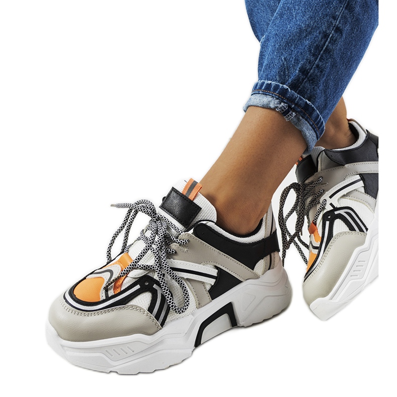 Deportivas de mujer Delois grises negro