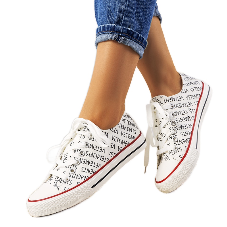 Deportivas mujer Ellis blancas blanco