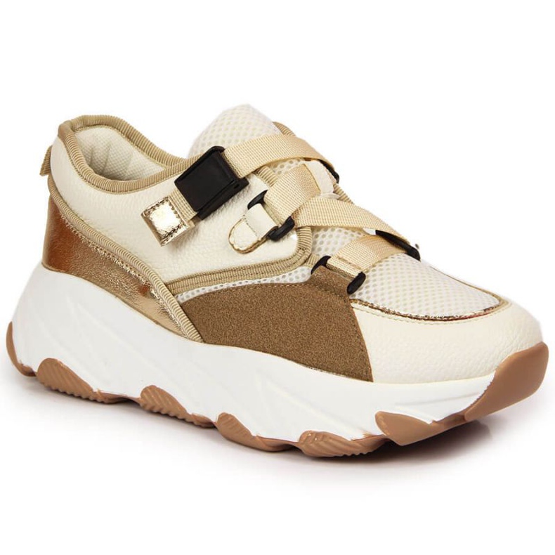Zapatillas con plataforma Potocki W WOL55 crema beige