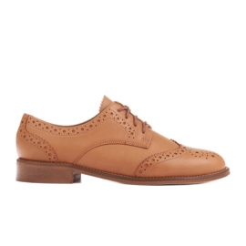 Marco Shoes Zapatos con perforación decorativa marrón