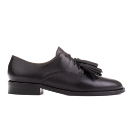 Marco Shoes Zapatos de cordones con flecos negro Marco Shoes Zapatos de cordones con flecos negro