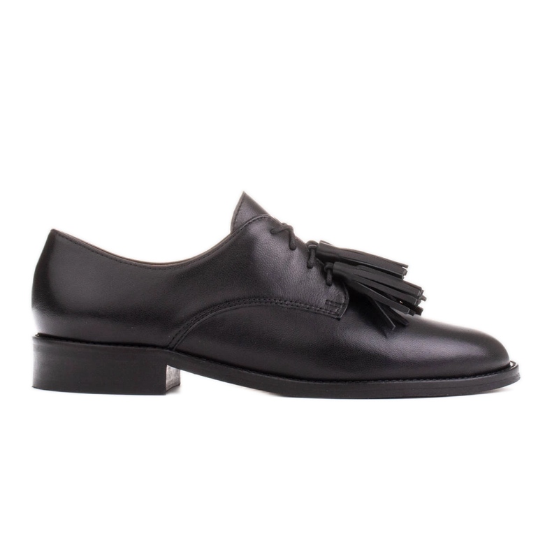 Marco Shoes Zapatos de cordones con flecos negro Marco Shoes Zapatos de cordones con flecos negro