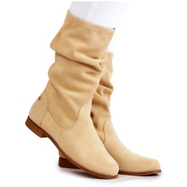 Botas altas de ante para mujer Maciejka 05057-07 Amarillo Botas altas de ante para mujer Maciejka 05057-07 Amarillo