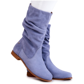 Botas Mujer Ante Maciejka 05057-06 Azul