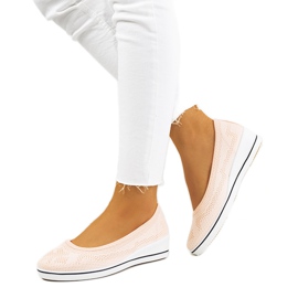 Bailarinas rosas en la cuña Connor rosado