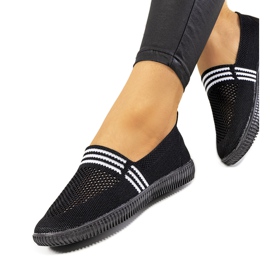 Deportivas caladas Tanya negras negro