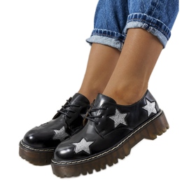 Zapatos negros con estrellas Starl