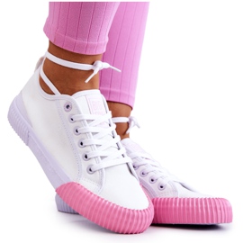 Material Zapatillas Big Star JJ274111 Zapatillas blancas blanco