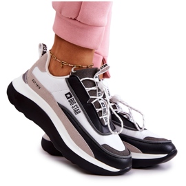 Zapatillas Sport Sneakers Big Star JJ274998 Blanco y Negro beige gris