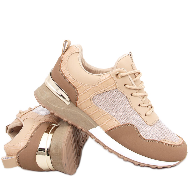 Deportivas mujer Teona Caqui beige