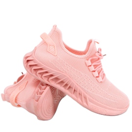 Kenza Pink calcetines zapatillas deportivas rosado
