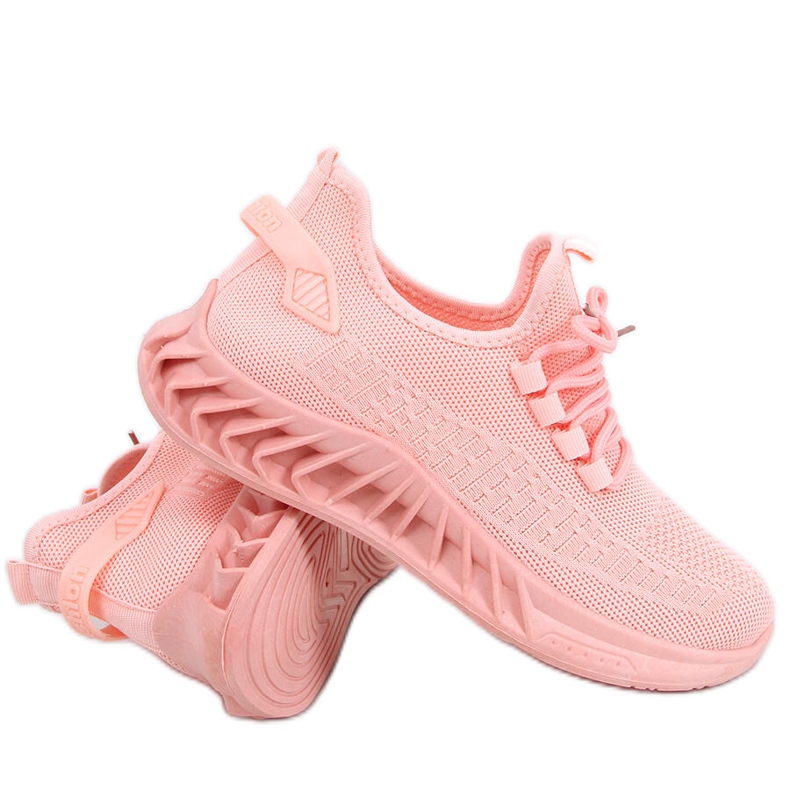 Kenza Pink calcetines zapatillas deportivas rosado