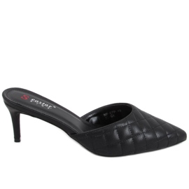 Stilettos acolchados Gloria Negro Stilettos acolchados Gloria Negro