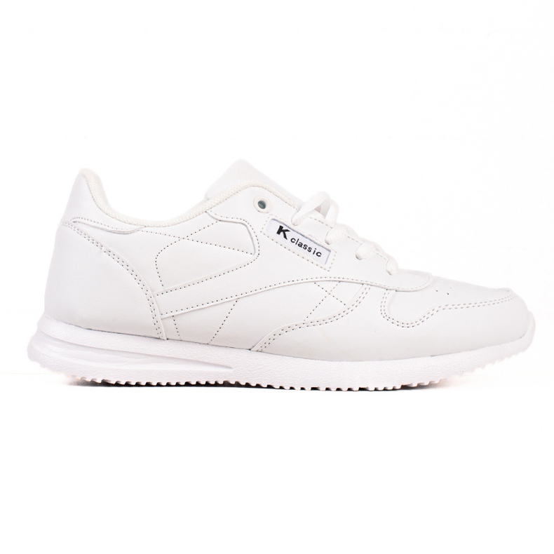 TRENDI Zapatos deportivos clásicos blanco