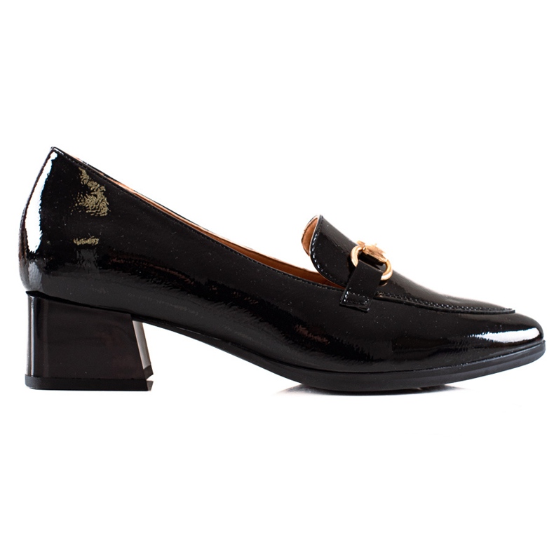 Zapatos tacón lacados VINCEZA negro