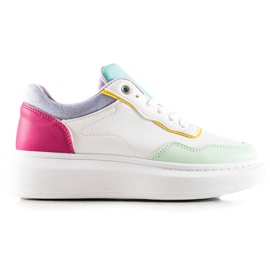BUONAROTTI Zapatillas deportivas de moda blanco multicolor