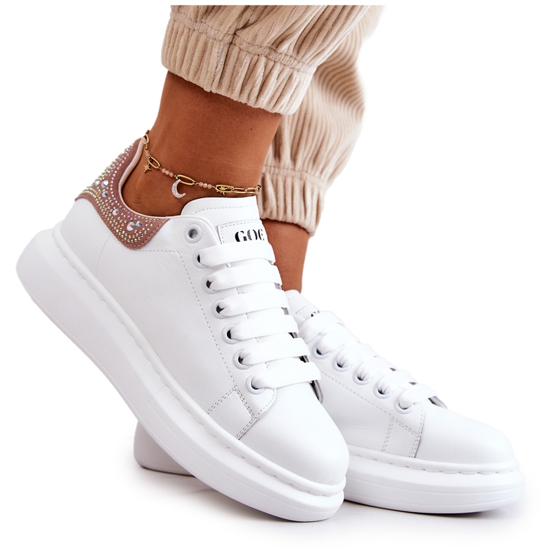 Zapatillas Deportivas de Mujer GOE JJ2N4051 Blanco y Rosa rosado